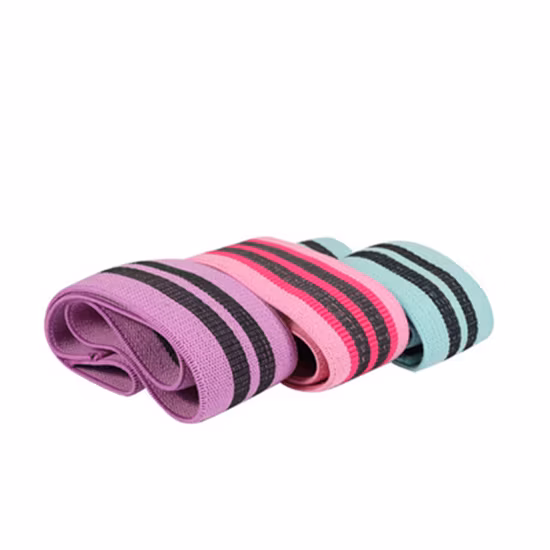 Exercise Resistance Bands for Legs and Butt, Anti-Slip & Roll Booty Bands, Thick Elastic Fabric Workout Fitness Loops Band
