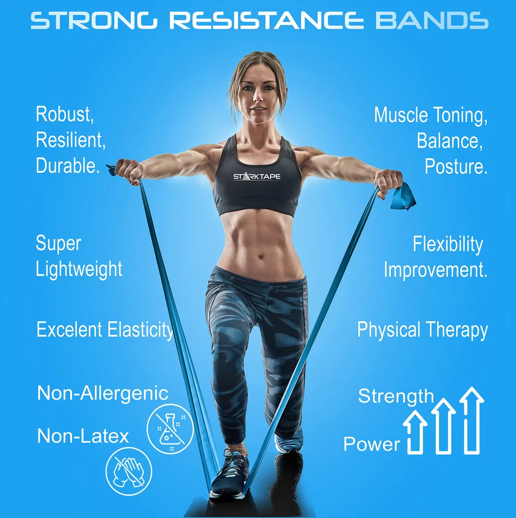 Wholesale Yoga Workout Home Gym Equipment Physical Therapy Exercise Elastic Resistance Band