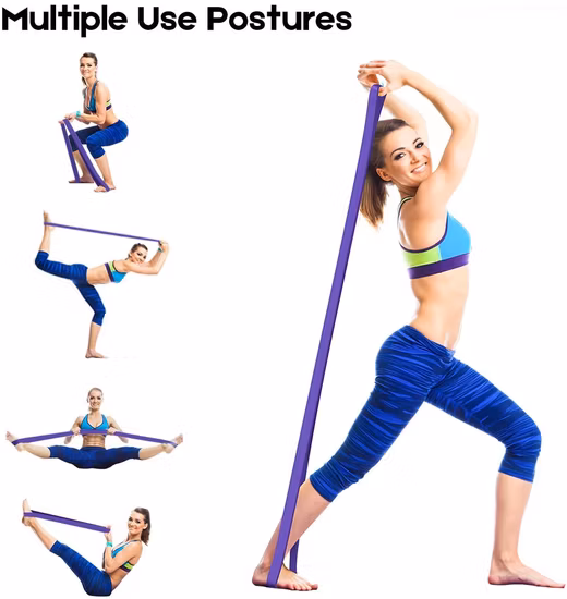 Bandes de boucle d'exercice de résistance, 6 pièces, pour Fitness à domicile, musculation, physiothérapie, bandes d'entraînement en Latex naturel