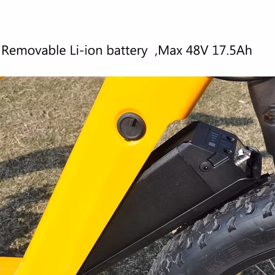 48V 500W Bafang mi moteur d'entraînement cyclisme vélo électrique puissant Ebike gros pneu VTT électrique