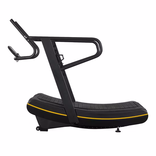 Coureur motorisé de course à Air de ceinture en aluminium de forme physique de gymnase courbé tapis roulant électrique mécanique commercial