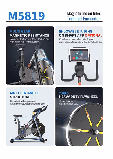 Nouveauté vélo d'exercice Spin vélo de rotation à usage domestique